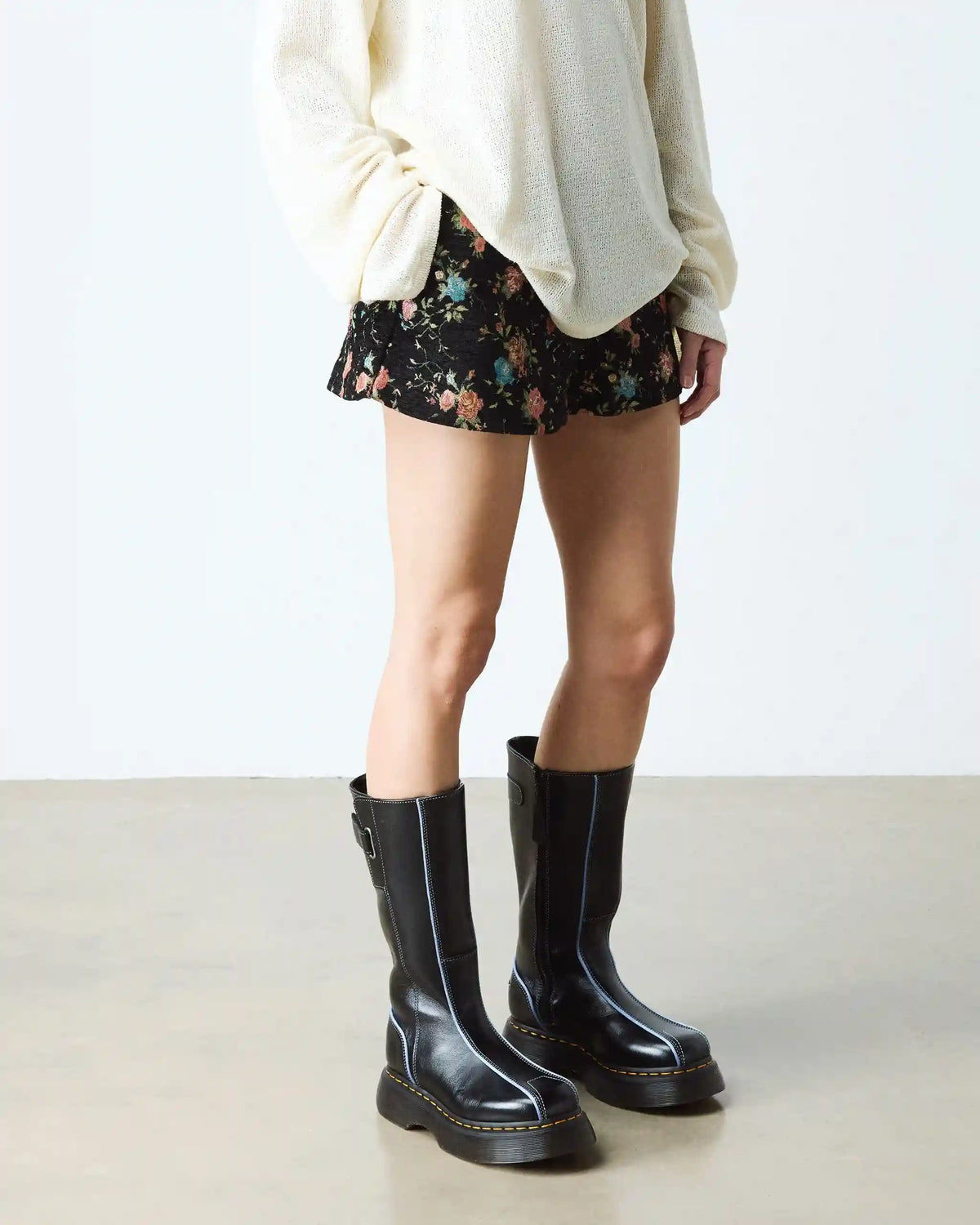 Buzz Hi Gloss Leather Boots