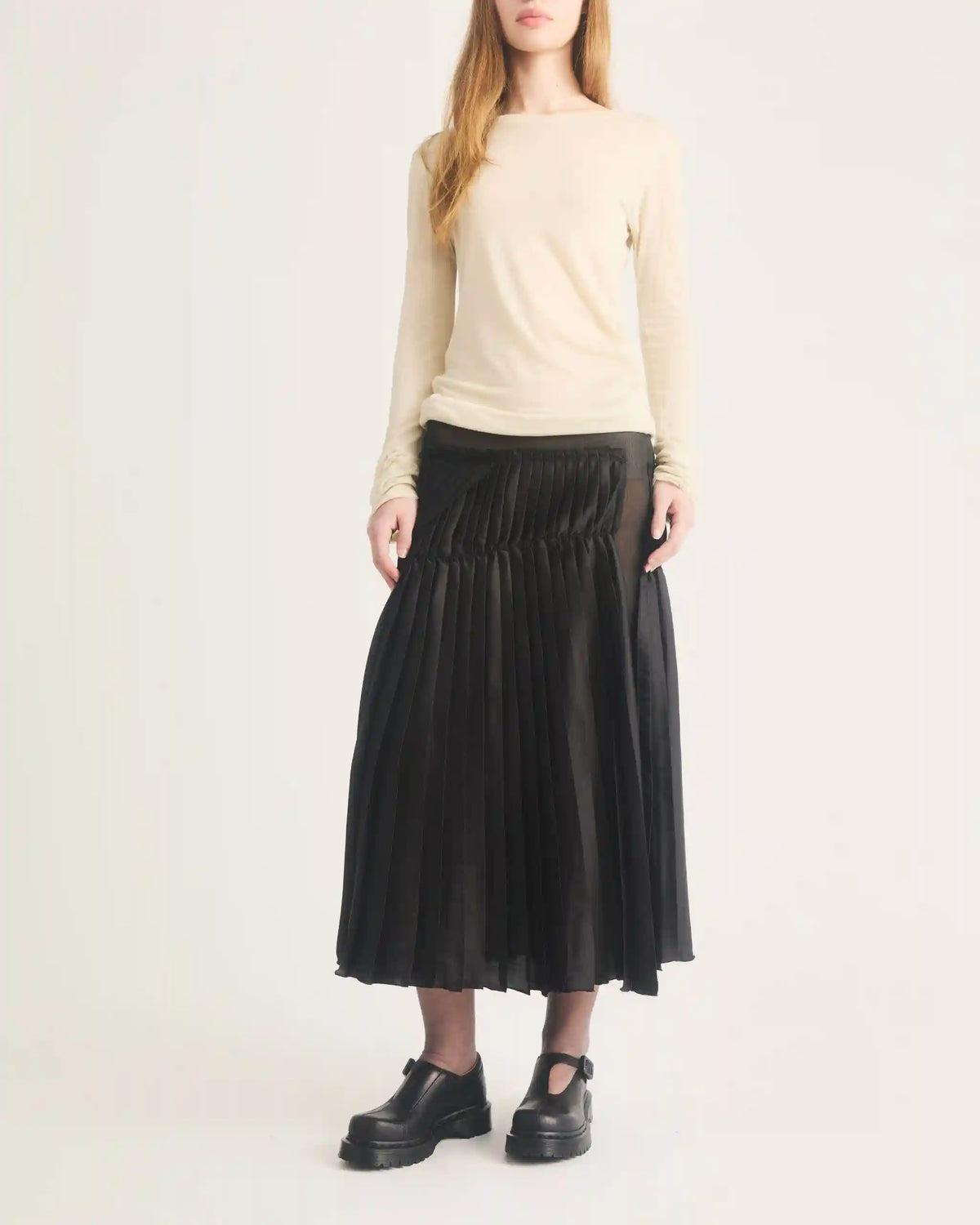 Rejena Mary Jane Old Harness Leather Shoes
