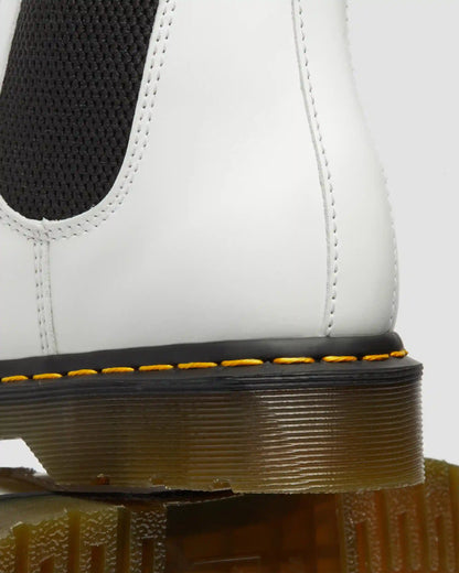 2976 Yellow Stitch Smooth Leather Chelsea Boots