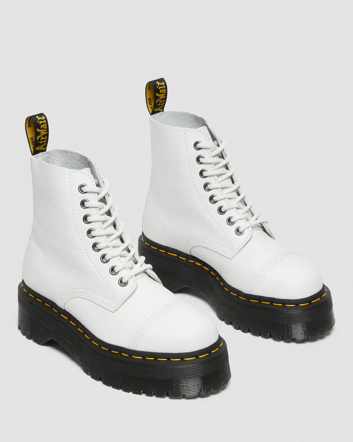 Sinclair Milled Nappa Leather Platform Boots