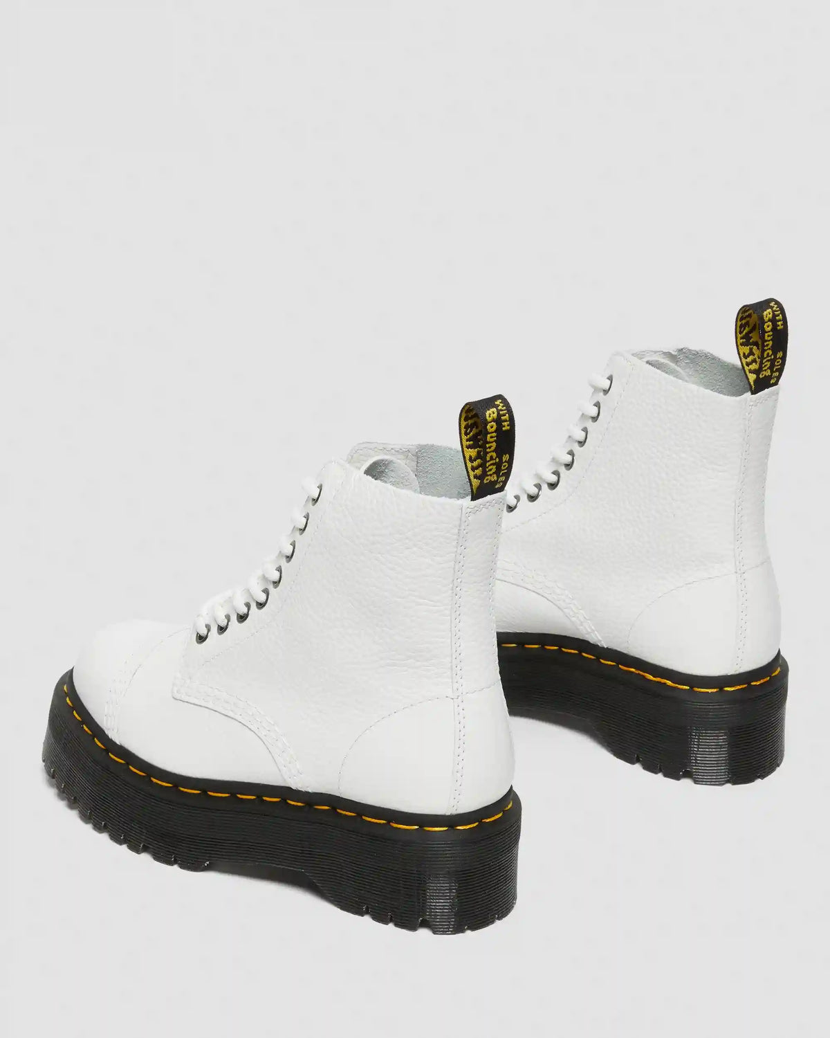 Sinclair Milled Nappa Leather Platform Boots