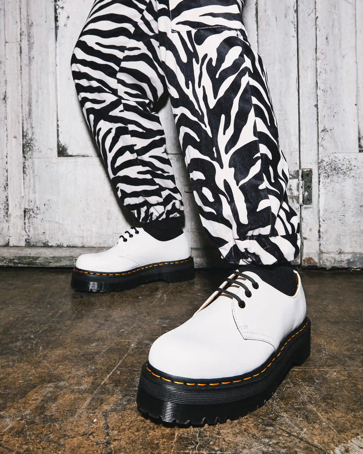 1461 Smooth Leather Platform Shoes