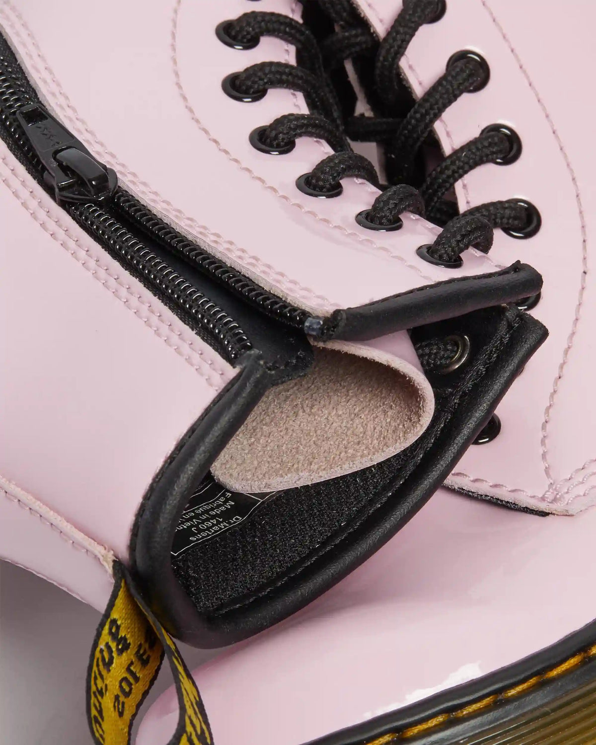 Junior 1460 Patent Leather Lace Up Boots