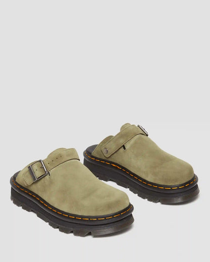 Zebzag Suede Casual Slingback Platform Mules