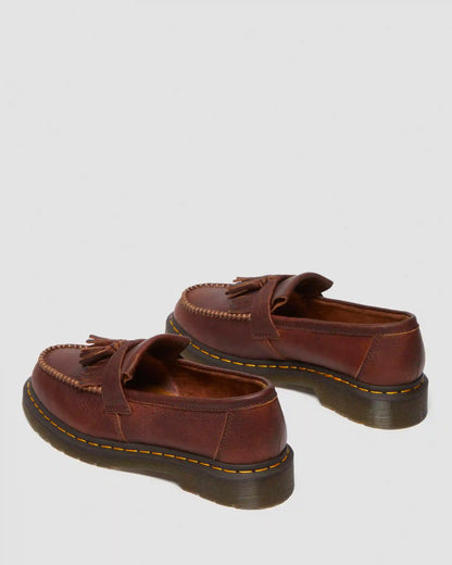 Adrian Yellow Stitch Ambassador Leather Loafers