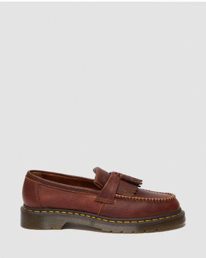 Adrian Yellow Stitch Ambassador Leather Loafers