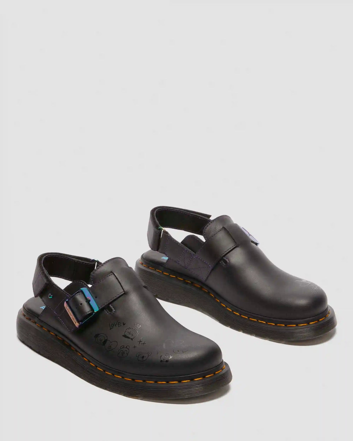 Jorge II BT21 Leather Slingback Mules