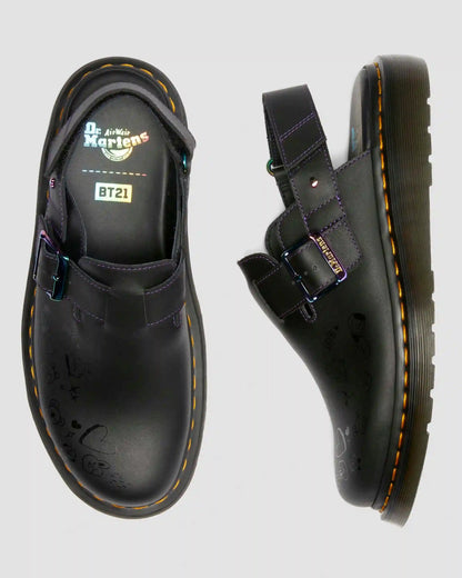 Jorge II BT21 Leather Slingback Mules