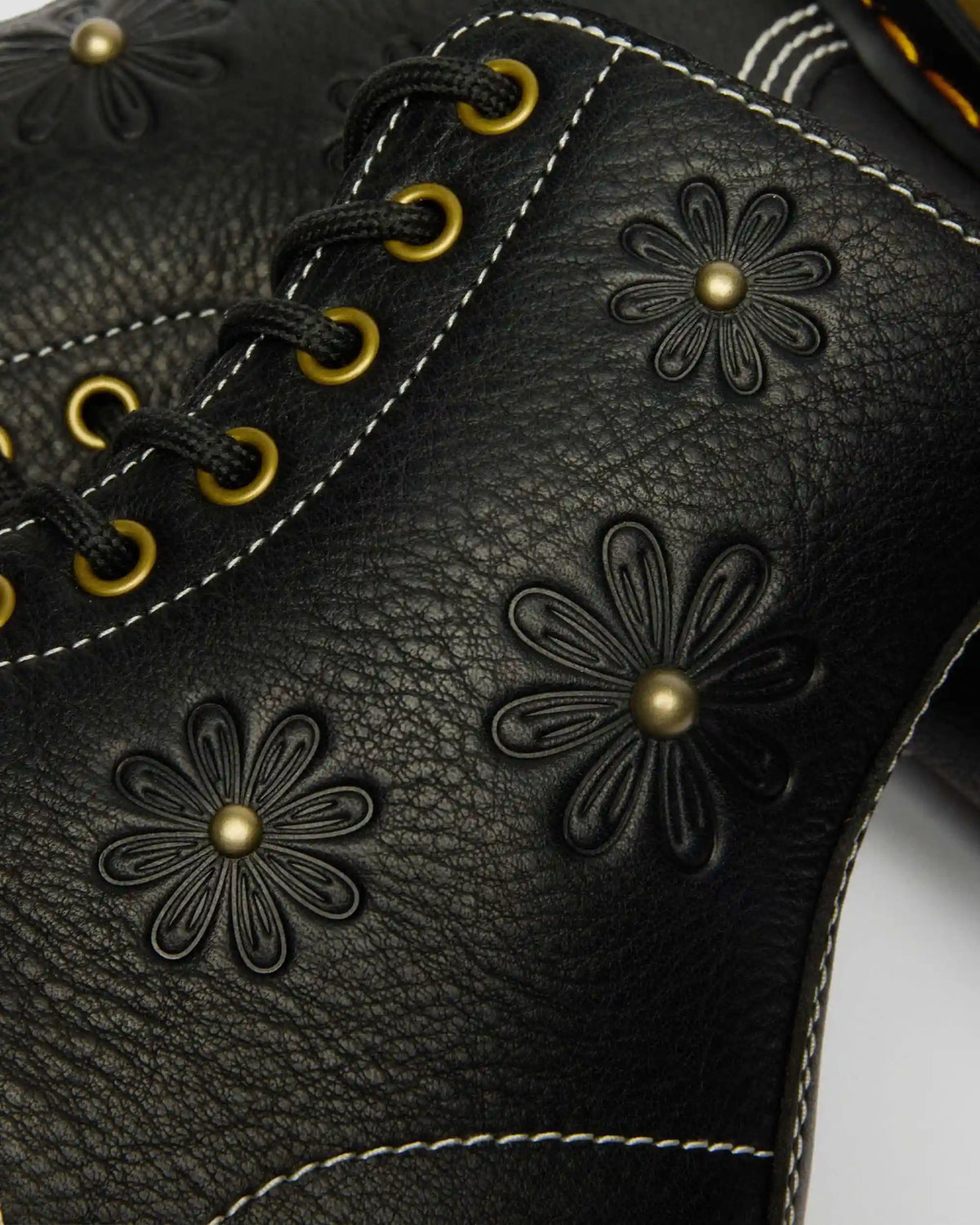1460 Pascal Flower Grizzly Leather Boots