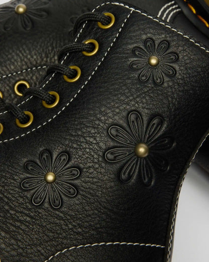1460 Pascal Flower Grizzly Leather Boots