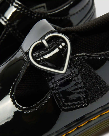 Toddler Polly II Heart Patent Leather Shoes