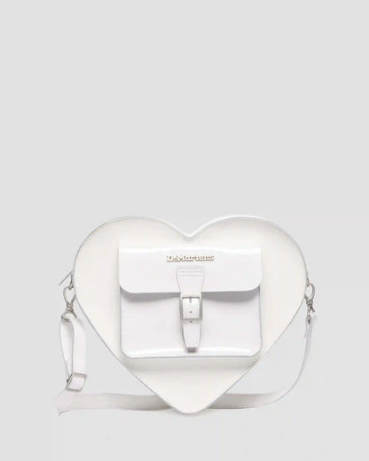 Kiev Leather Hardware Heart Shaped Bag