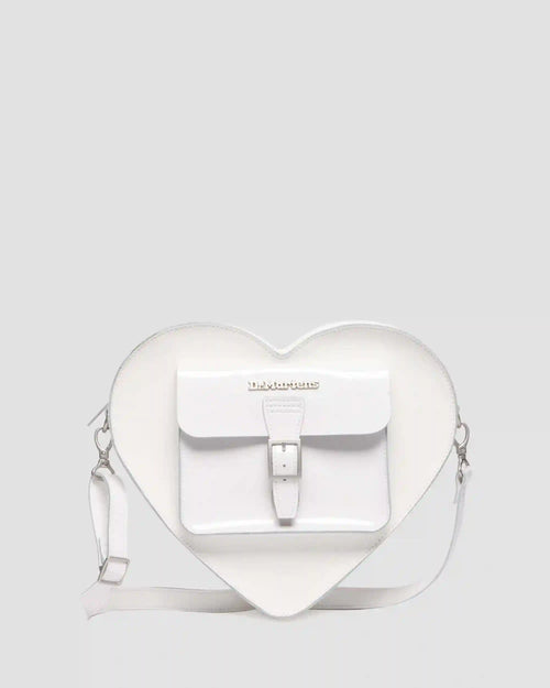 Kiev Leather Hardware Heart Shaped Bag