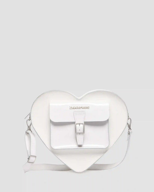 Kiev Leather Hardware Heart Shaped Bag