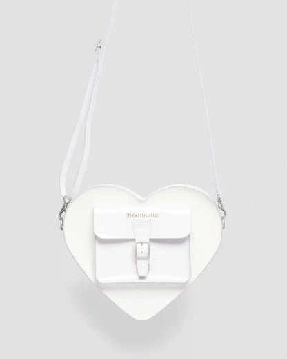 Kiev Leather Hardware Heart Shaped Bag