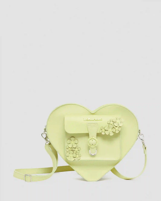 Kiev Leather Hardware Heart Shaped Bag