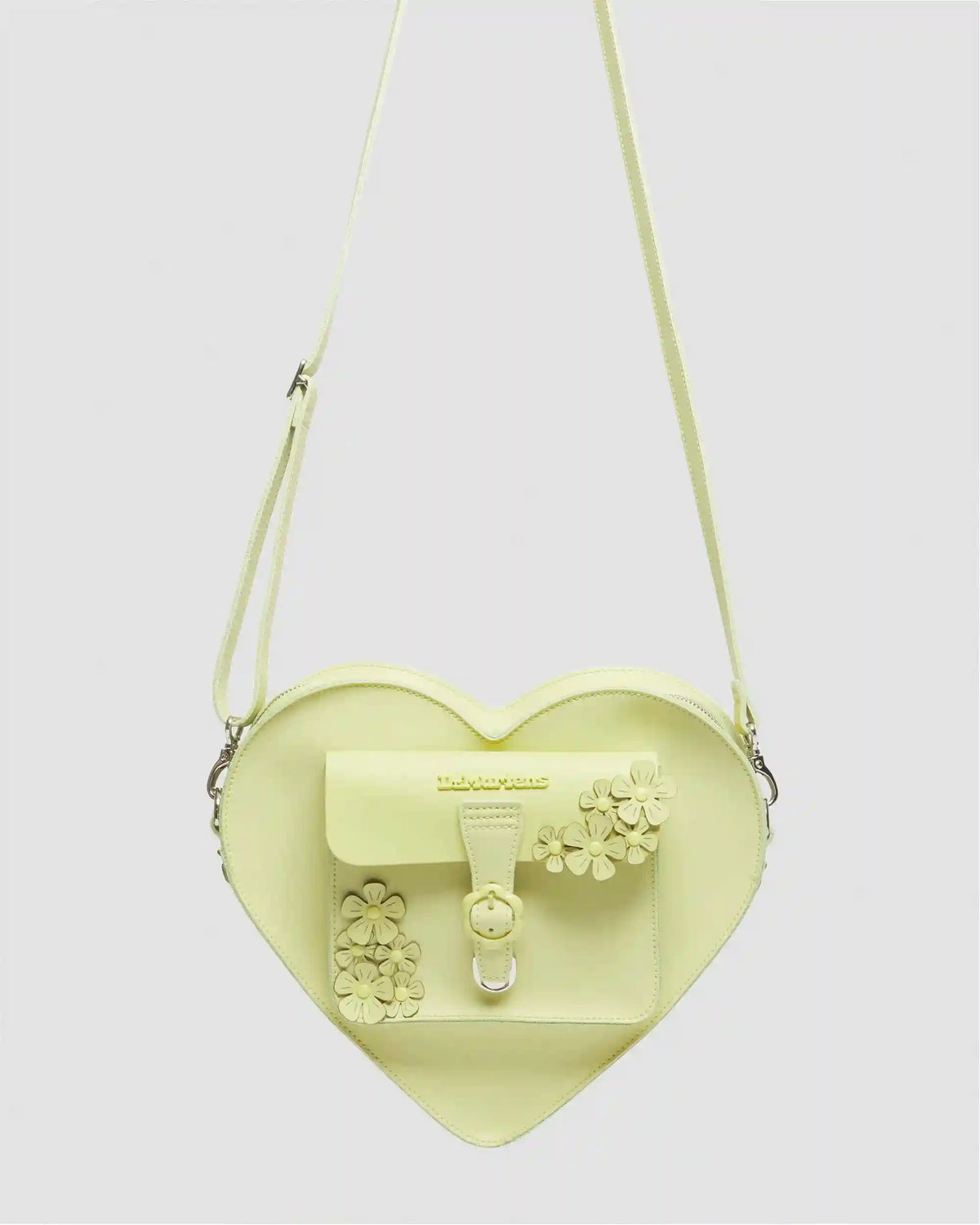 Kiev Leather Hardware Heart Shaped Bag