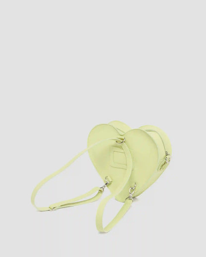 Kiev Leather Hardware Heart Shaped Bag