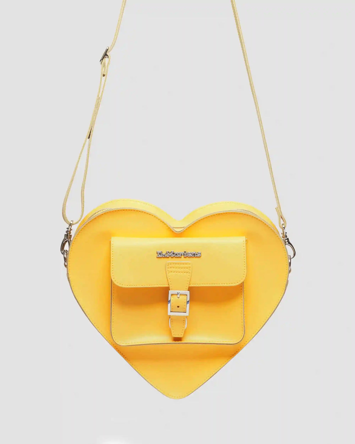 Kiev Leather Hardware Heart Shaped Bag