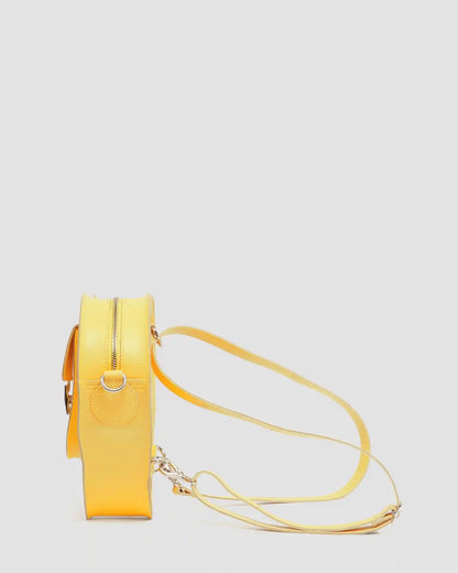 Kiev Leather Hardware Heart Shaped Bag