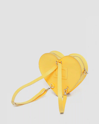 Kiev Leather Hardware Heart Shaped Bag