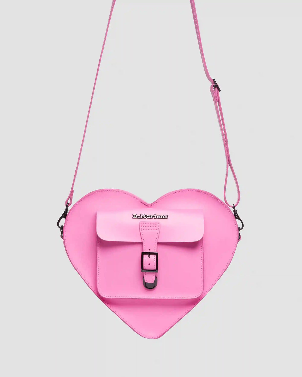 Kiev Leather Hardware Heart Shaped Bag