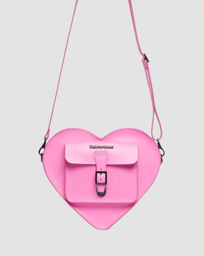 Kiev Leather Hardware Heart Shaped Bag