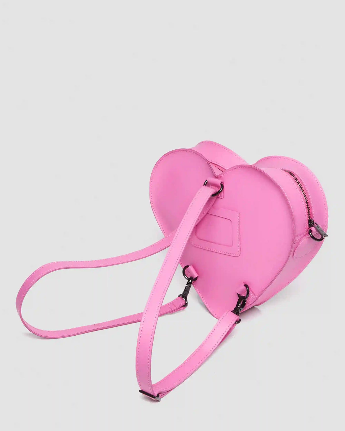 Kiev Leather Hardware Heart Shaped Bag