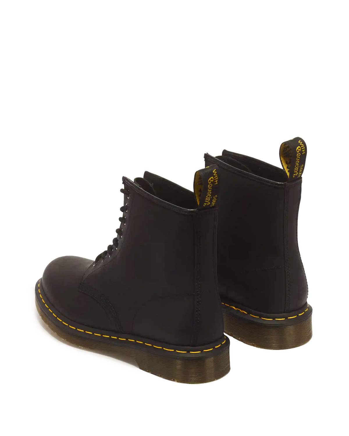 1460 Greasy Leather Lace Up Boots