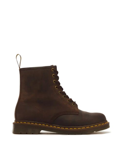 1460 Crazy Horse Leather Lace Up Boots
