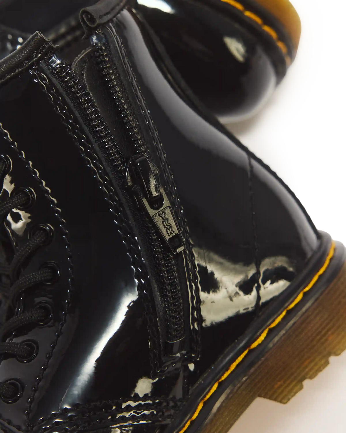 Toddler 1460 Patent Leather Lace Up Boots
