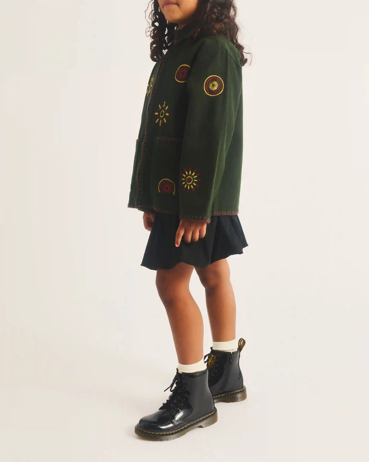 Junior 1460 Patent Leather Lace Up Boots