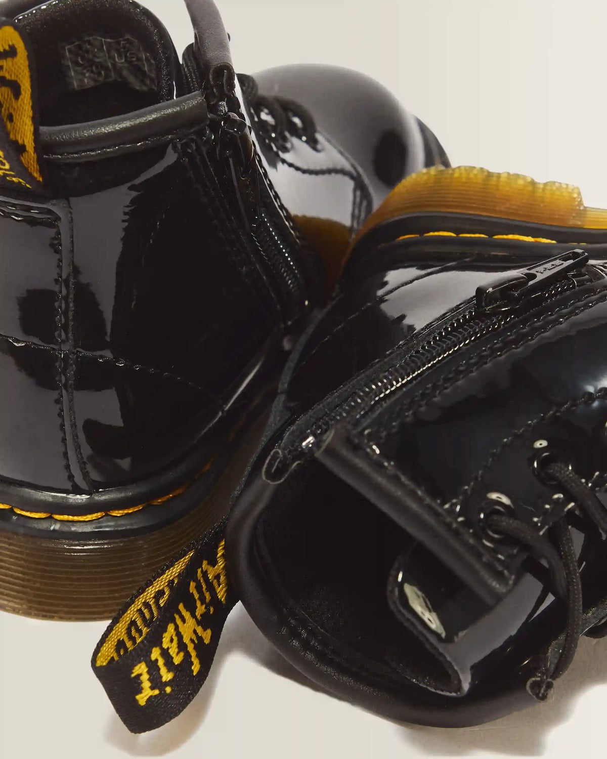 Infant 1460 Patent Leather Lace Up Boots