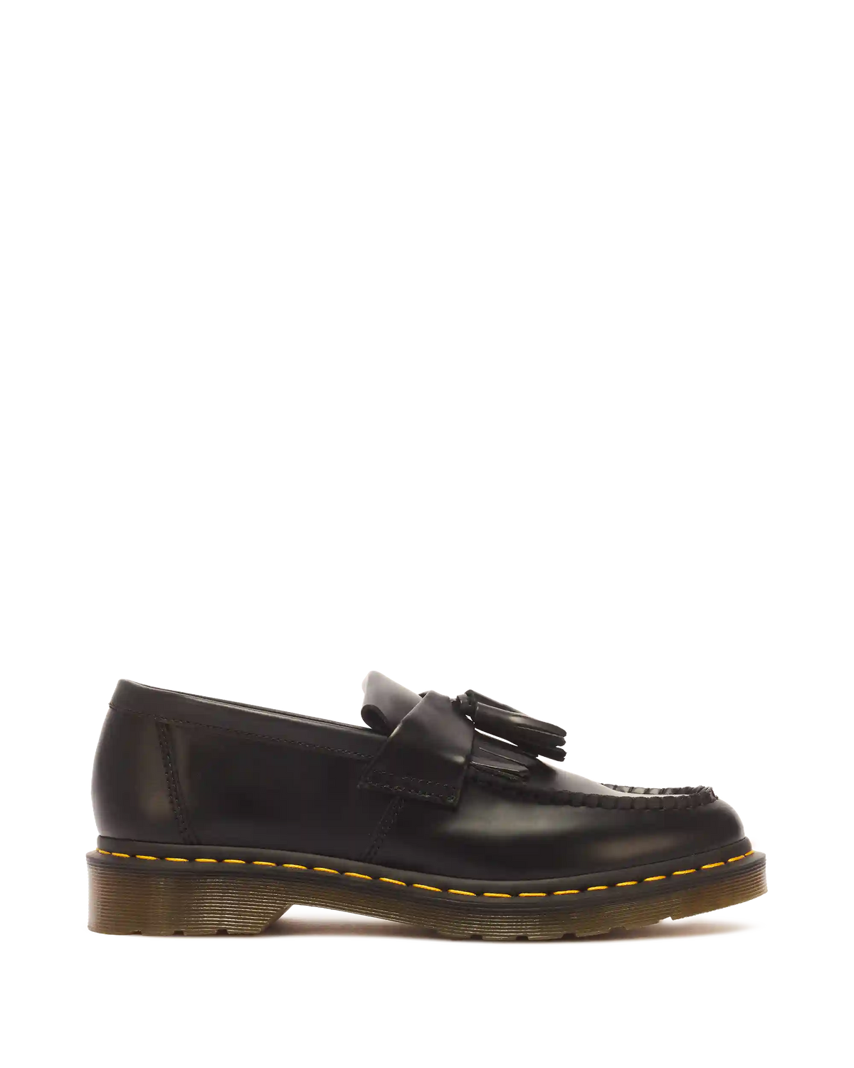 Adrian Yellow Stitch Leather Tassel Loafers