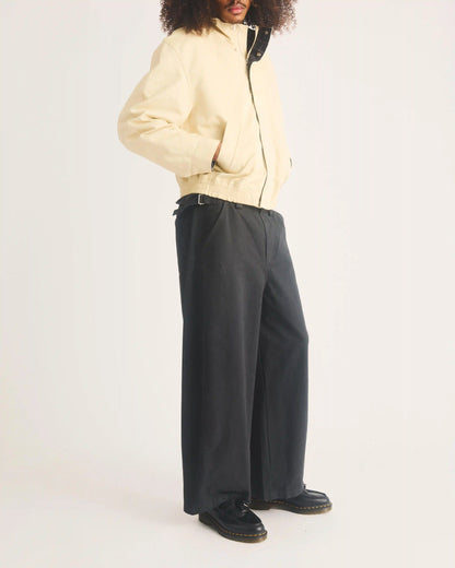 Adrian Yellow Stitch Leather Tassel Loafers