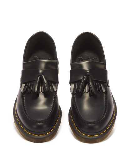 Adrian Yellow Stitch Leather Tassel Loafers