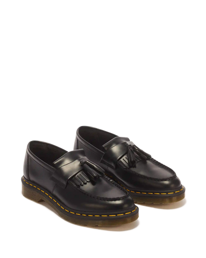 Adrian Yellow Stitch Leather Tassel Loafers