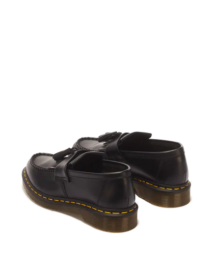 Adrian Yellow Stitch Leather Tassel Loafers