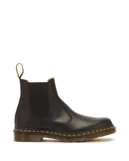 2976 Yellow Stitch Smooth Leather Chelsea Boots