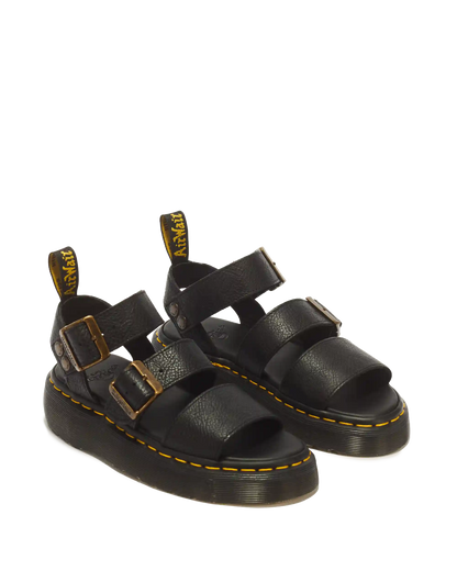 Gryphon Pisa Leather Platform Sandals