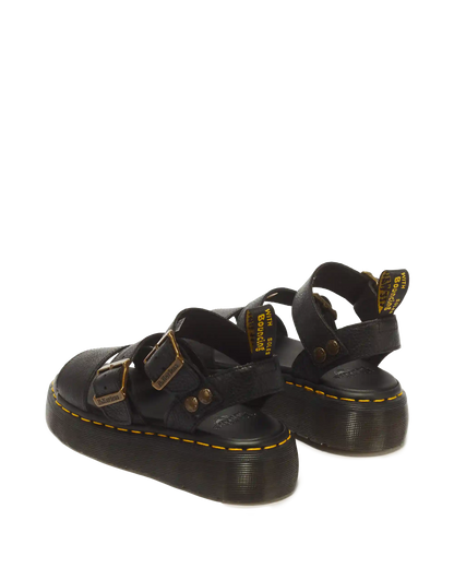 Gryphon Pisa Leather Platform Sandals