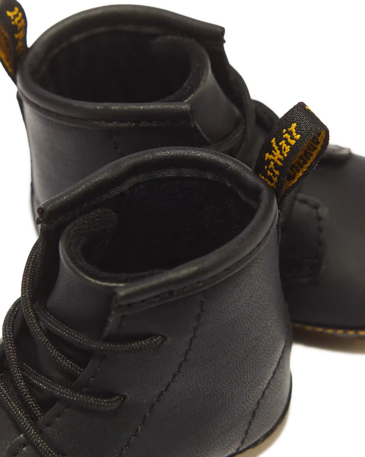 Newborn 1460 Auburn Leather Booties
