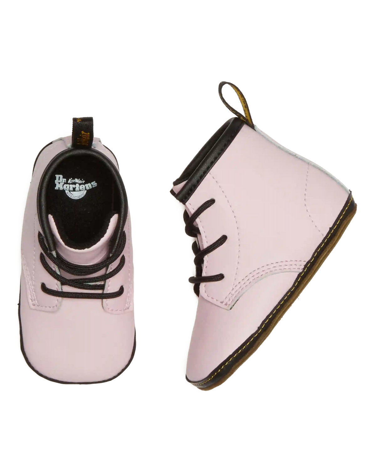 Newborn 1460 Auburn Leather Booties