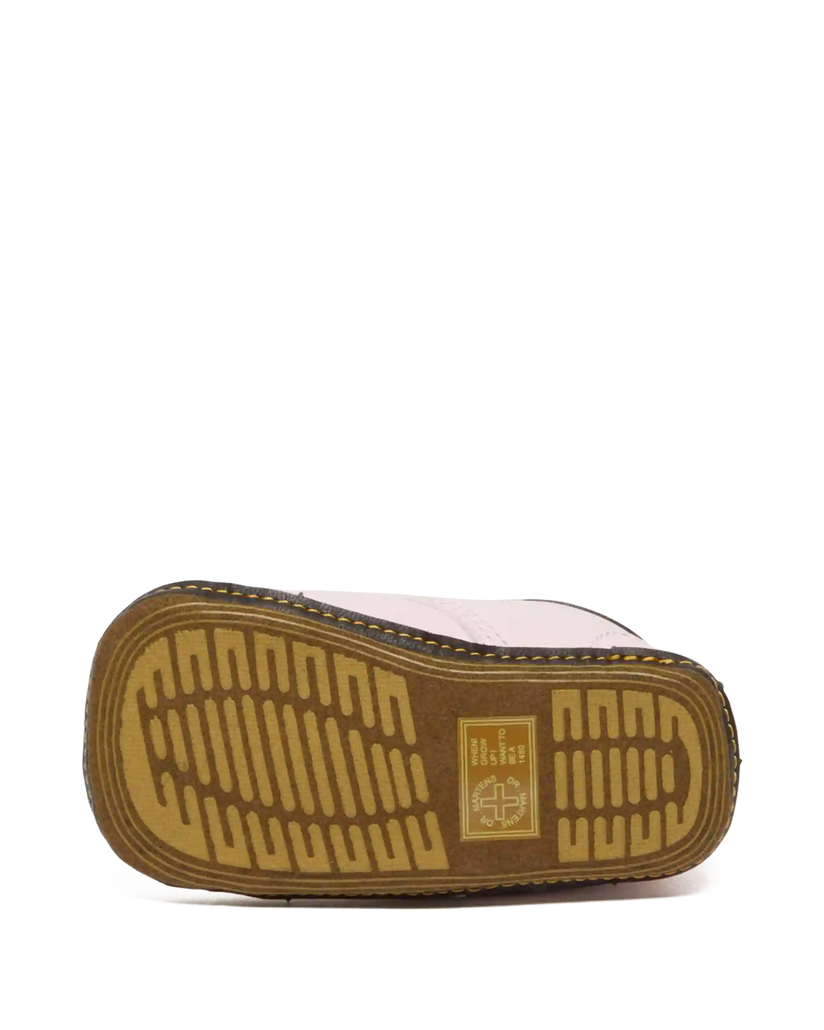 Newborn 1460 Auburn Leather Booties