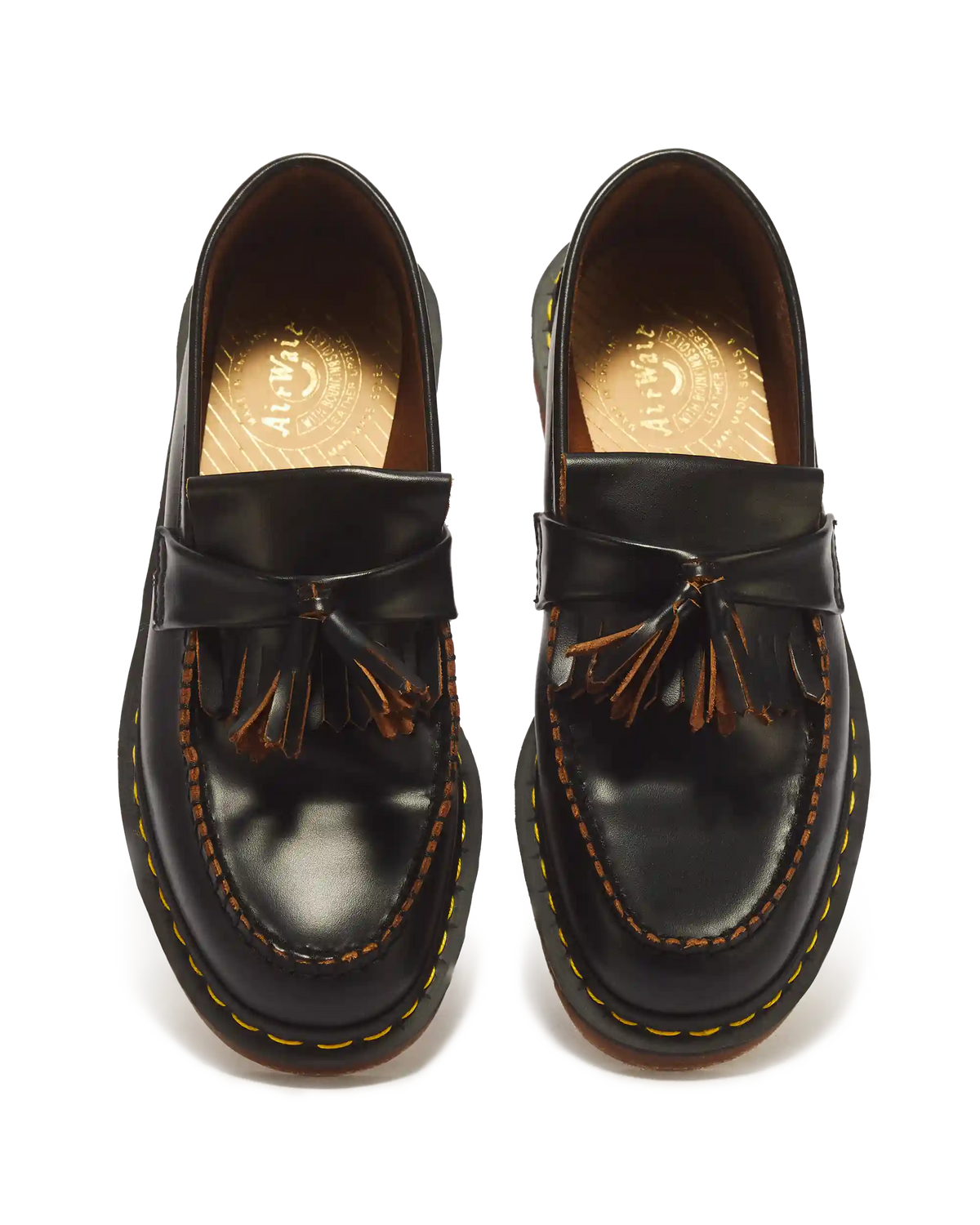Adrian Made in England Quilon Leather Tassel Loafers