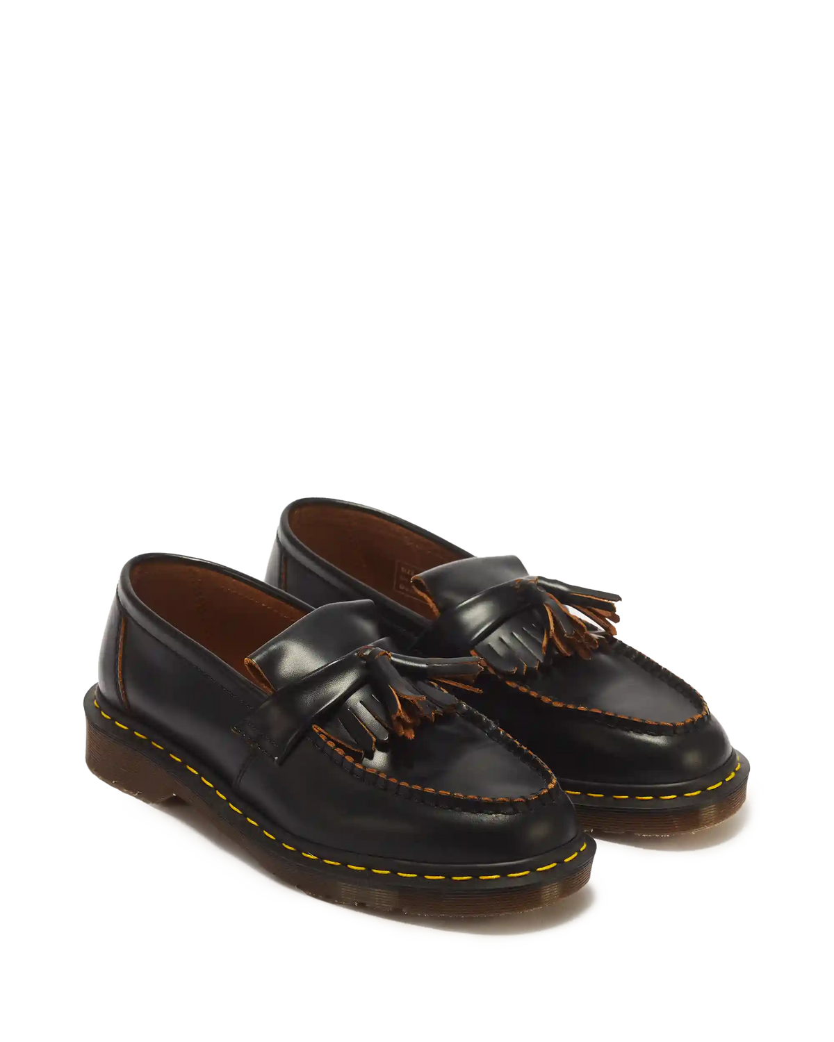 Adrian Made in England Quilon Leather Tassel Loafers