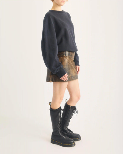 1B60 Bex Pisa Leather Knee High Boots