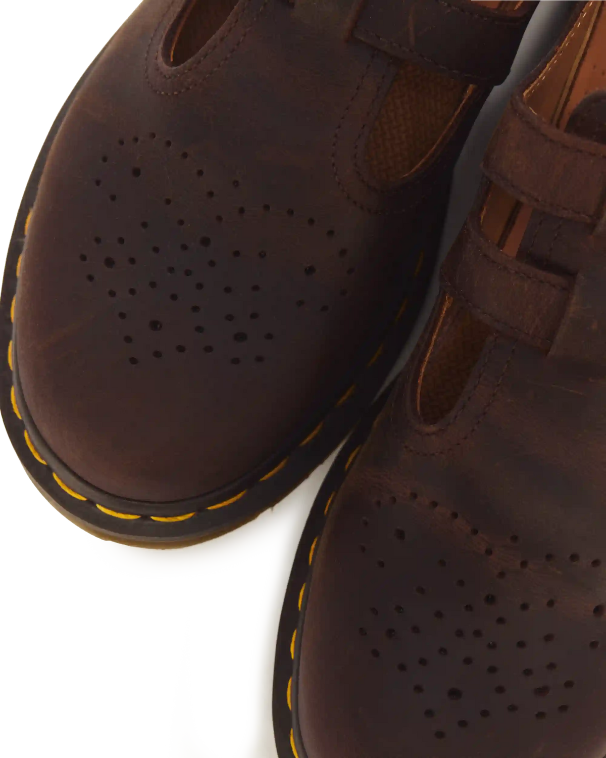 8065 Crazy Horse Leather Mary Jane Shoes