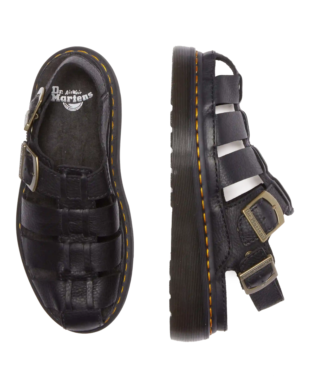 Wrenlie Grizzly Leather Fisherman Sandals
