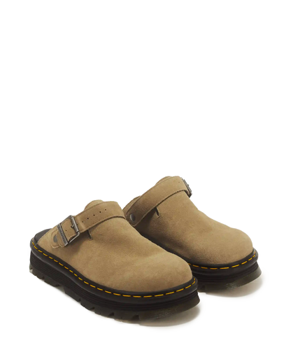 Zebzag Suede Casual Slingback Platform Mules
